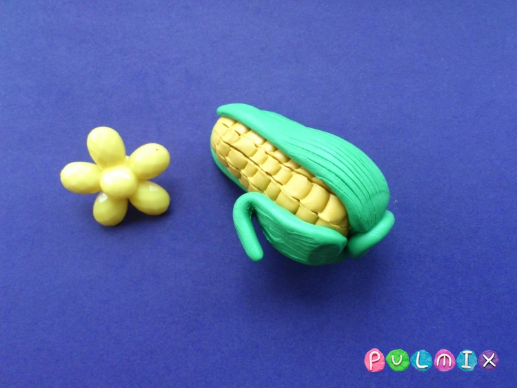 Как слепить кукурузу из пластилина поэтапно - шаг 9