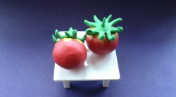 Как сделать помидоры для кукол своими руками из пластилина поэтапно