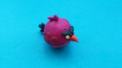 Лепим из пластилина птичку по имени Теренс из игры Angry Birds