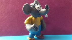 Как слепить из пластилина серую мышку из мультфильма Кот Леопольд
