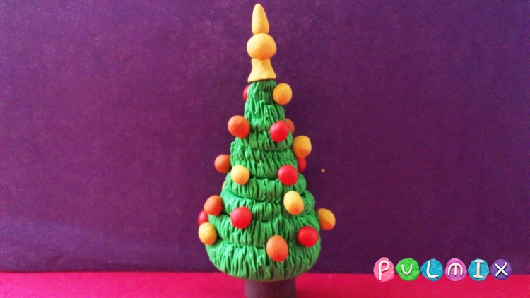 Как сделать елку из пластилина своими руками: оригинальные идеи украшения дома к Новому Году и Рождеству. Как слепить новогоднюю елку с игрушками из пластилина своими руками поэтапно