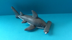 Как слепить акулу-молот из пластилина поэтапно