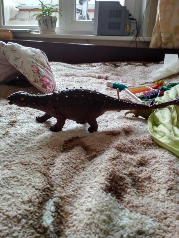 Как слепить динозавра Анкилозавра из пластилина для детей